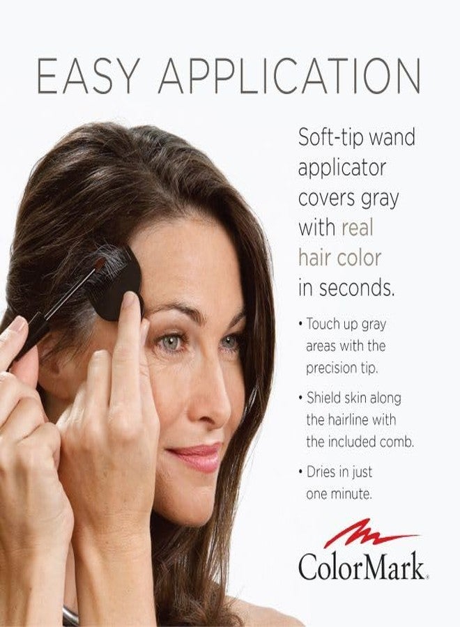 ColorMark Pro Light Brown Liquid Gray Root Touch Up Wand Applicator, Real Hair Color - Image 5